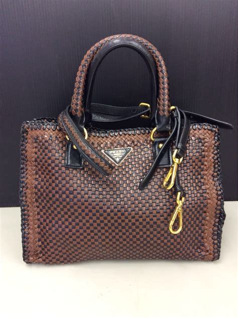 borse prada madras intrecciato|Prada Madras Bag .